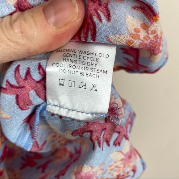 Xirena Bex Floral Ruffle Sleeve Top - Picture 4 of 6